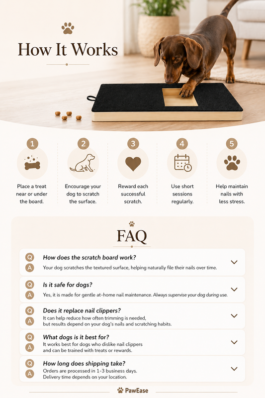 Stress-Free Dog Nail Scratch Board