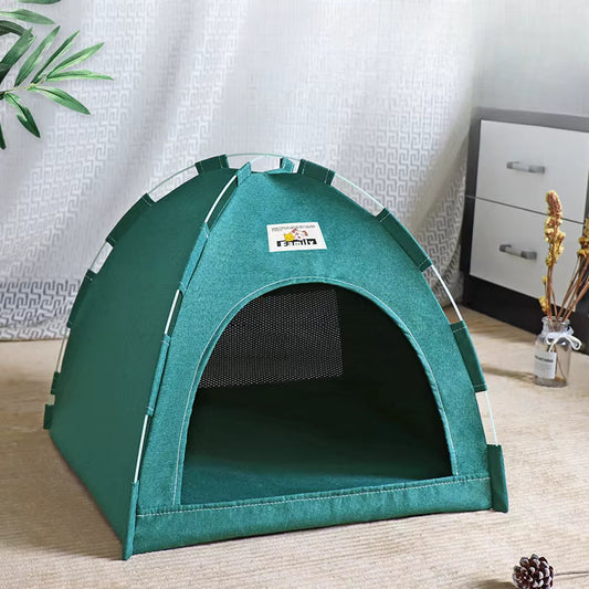 Cozy Foldable Pet House Bed