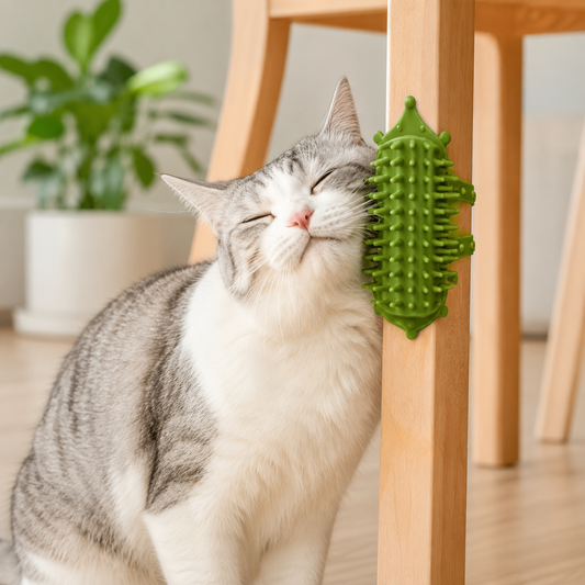 Self-Grooming Cat Corner Brush