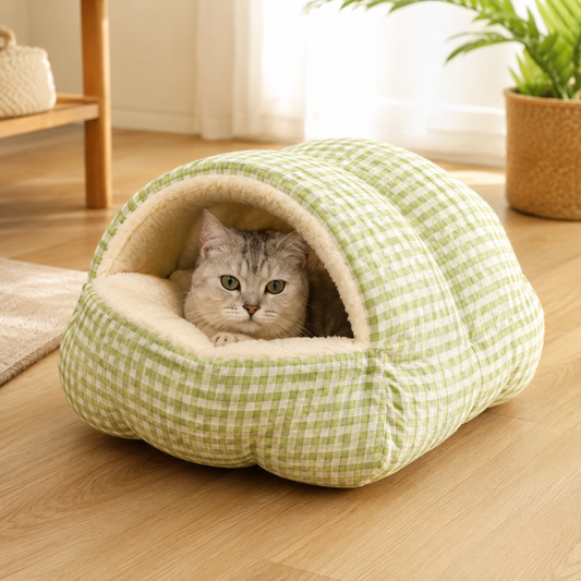 Cozy Cat & Small Dog Nest Bed